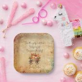 Assiettes En Carton Chariot citrouille rustique Plaques de papier Than (Fête)