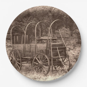 ASSIETTES EN CARTON CHARIOT COUVERT