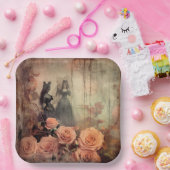 Assiettes En Carton Chariot Halloween vintage (10) (Fête)