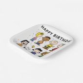 Assiettes En Carton Charlie Brown et Gang Confetti (Angulaire)