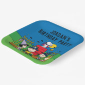 Assiettes En Carton Charlie Brown et Gang Halloween fête d'anniversair (Angulaire)