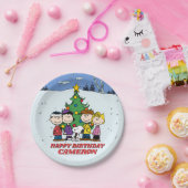 Assiettes En Carton Charlie Brown et ses amis Anniversaire d'hiver (Fête)