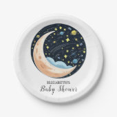 Assiettes En Carton Charmant Baby shower De Belles Étoiles (Devant)