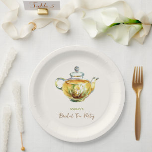 Assiettes En Carton CHARMANT Chamomile Tea Party