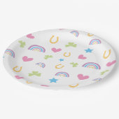 Assiettes En Carton Charme chanceux Plate de Saint Patrick (Angle)