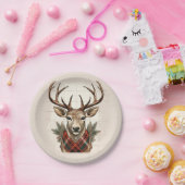 Assiettes En Carton Charme rustique Treashouse Treasures with Plaid De (Fête)