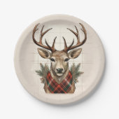 Assiettes En Carton Charme rustique Treashouse Treasures with Plaid De (Devant)