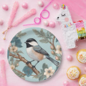 Assiettes En Carton Charming Chickadee Bird (Fête)