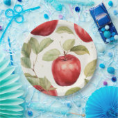 Assiettes En Carton Charming cueillir la pomme plaque (Fête)