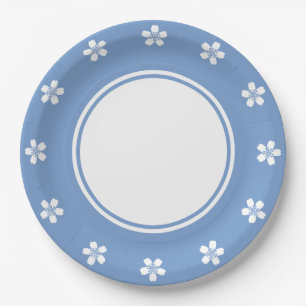 Assiettes En Carton Charming Sakura dans une plaque de papier de Periw