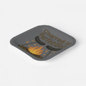 Assiettes En Carton Charred to Perfection Funky Campfire Hot Dog (Angulaire)