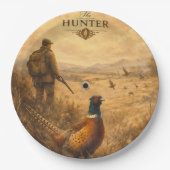 Assiettes En Carton Chasse (Devant)