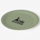 Assiettes En Carton Chasse (Angle)