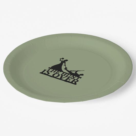 Assiettes En Carton Chasse (Angle)