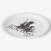 Assiettes En Carton Chasse (Angle)