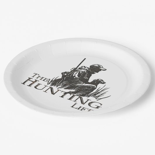 Assiettes En Carton Chasse (Angle)