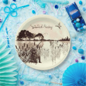 Assiettes En Carton Chasse au canard (Fête)