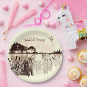 Assiettes En Carton Chasse au canard (Fête)