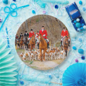 Assiettes En Carton Chasse aux chiens (Fête)