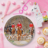 Assiettes En Carton Chasse aux chiens (Fête)