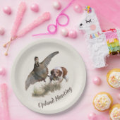 Assiettes En Carton Chasse aux oiseaux de jeu (Fête)