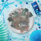 Assiettes En Carton Chasse avec un Weimaraner, "Grey Ghost" (Fête)