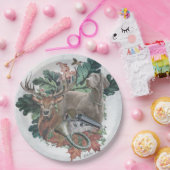 Assiettes En Carton Chasse avec un Weimaraner, "Grey Ghost" (Fête)