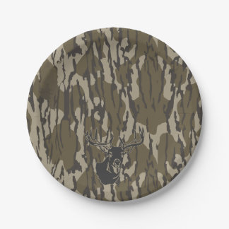 Assiettes En Carton Chasse Camo Chasse de cerf blanc Botomland Camo