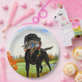 Assiettes En Carton Chasse Plaques de papier de chien (Fête)