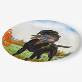 Assiettes En Carton Chasse Plaques de papier de chien (Angle)