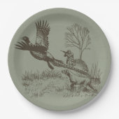 Assiettes En Carton Chasseur (chasse avec SPG) (Devant)