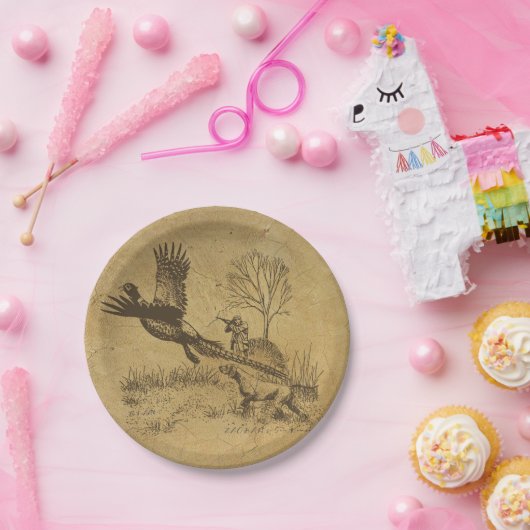 Assiettes En Carton Chasseur (chasse avec SPG) (Fête)