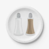 Assiettes En Carton Chasseurs De Sel Et De Poivre (Devant)