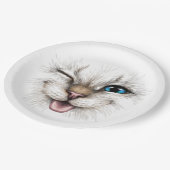 Assiettes En Carton Chat (Angle)