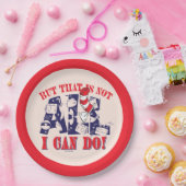 Assiettes En Carton Chat dans le Casquette | Mais Je Ne Peux Pas Faire (Fête)