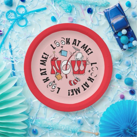 Assiettes En Carton Chat dans le Casquette | Regarde-Moi ! Regarde-Moi (Fête)