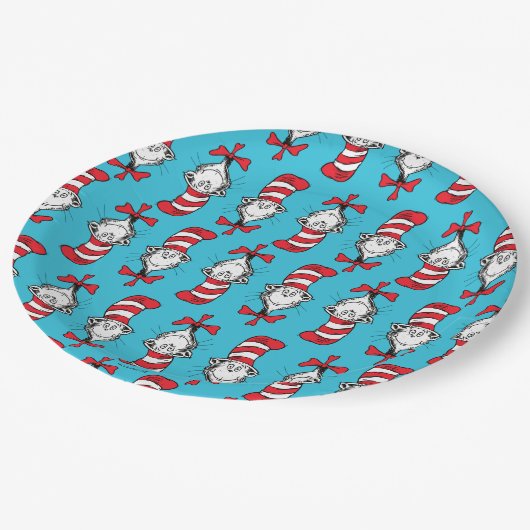 Assiettes En Carton Chat Dans Le Motif Casquette (Angle)