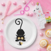Assiettes En Carton Chat et souris avec des personnages de dessin amus (Fête)