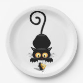 Assiettes En Carton Chat et souris avec des personnages de dessin amus (Devant)