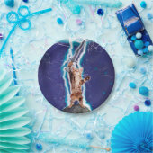 Assiettes En Carton Chat guerrier tonnerre (Fête)