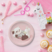 Assiettes En Carton Chat sur le téléphone (Fête)