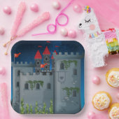 Assiettes En Carton Château de Night (Fête)