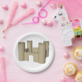 Assiettes En Carton Château ouvert (Fête)