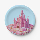 Assiettes En Carton Château Whimsical Shoreline (Devant)