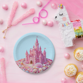 Assiettes En Carton Château Whimsical Shoreline