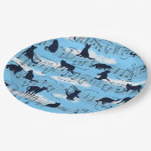 Assiettes En Carton Chatons musicaux (Angle)