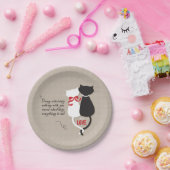 Assiettes En Carton Chats amoureux (Fête)