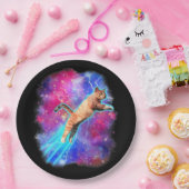 Assiettes En Carton Chats cosmiques Funny Espace extra-atmosphérique T (Fête)