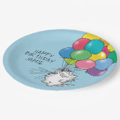 Assiettes En Carton CHATS D'ANNIVERSAIRE par Sandra Boynton Plaque en  (Angle)