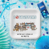 Assiettes En Carton Chats Dogbusters (Fête)